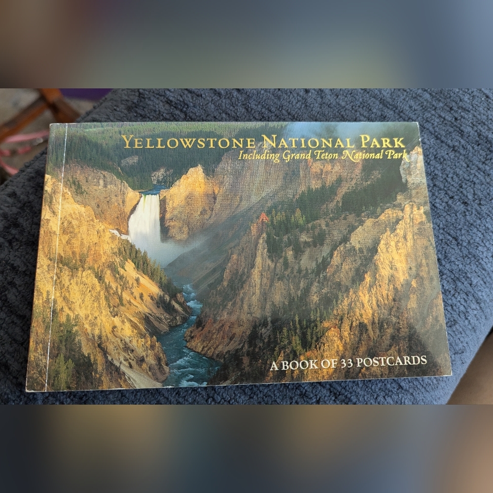 Yellowstone National Park, a book of 33 postcards